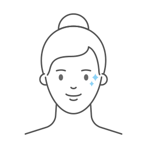 Graphic of Face Showing Refreshed Brows