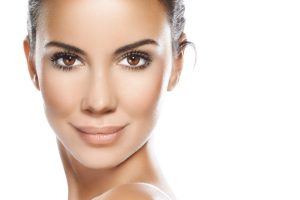 Beautiful Model with Bright Brown Eyes and Smooth Face INNER BEAUTY