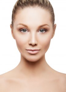 Blond Caucasian with Lifted Eyebrows and Smooth Face Rhinoplasty Dallas