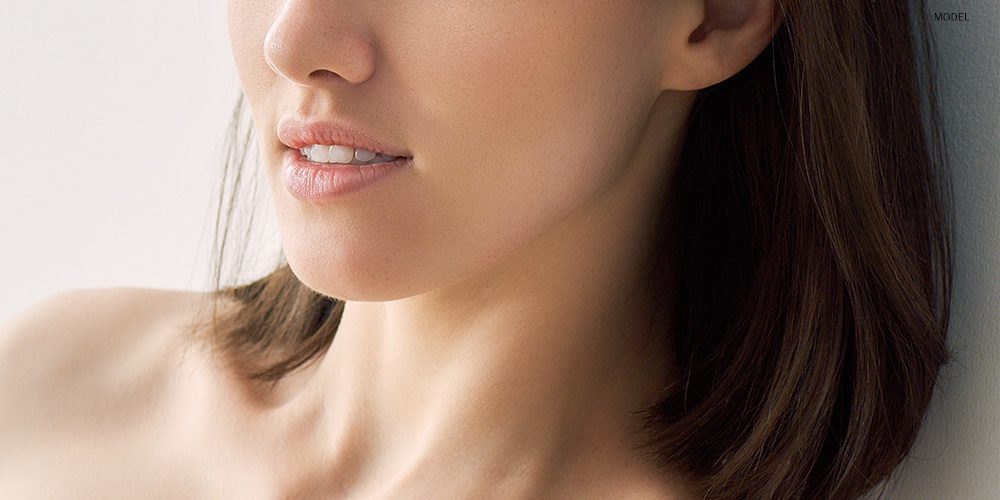 Close Up of Female Models Neck Close Up of Female Models Neck