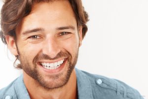 Young Man with Facial Hair and Defining Features