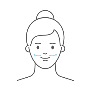 Graphic Depicting Lost Cheek Volume