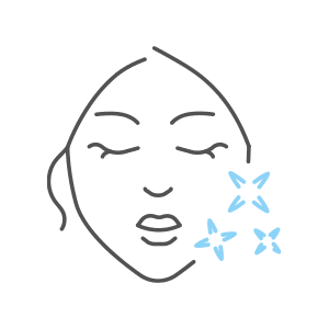 Graphic Depicting How A Facelift Can Result in a Firm Youthful Face
